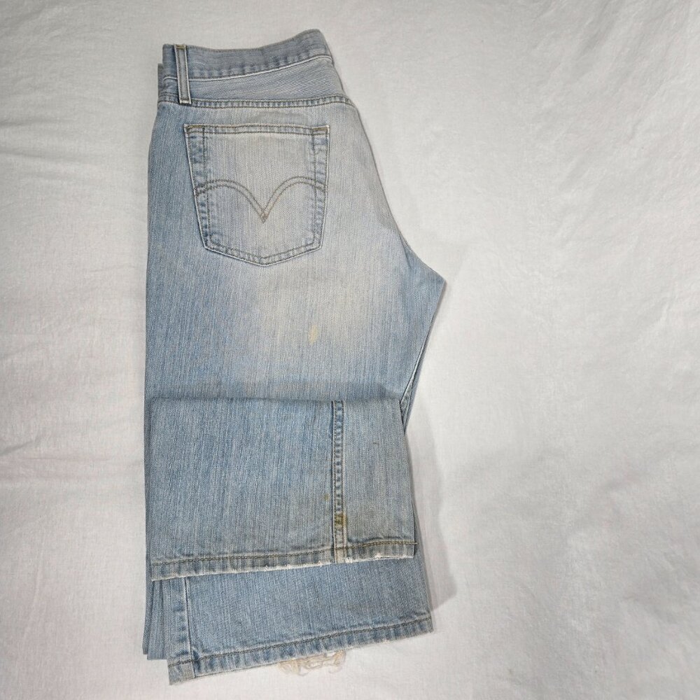 Vintage LEVI'S 527 Low Boot Cut Trash Yellowstone Heavy Duty Jeans Size W33 L32. - Picture 7 of 17